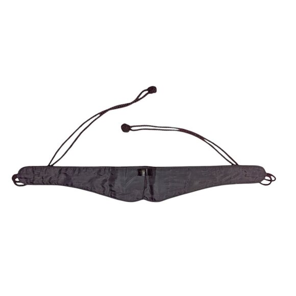 Vintage Statement Seed Bead Bugle Belt Sash Cummerbund Scallop Goth Stevie Nicks - Picture 2 of 5